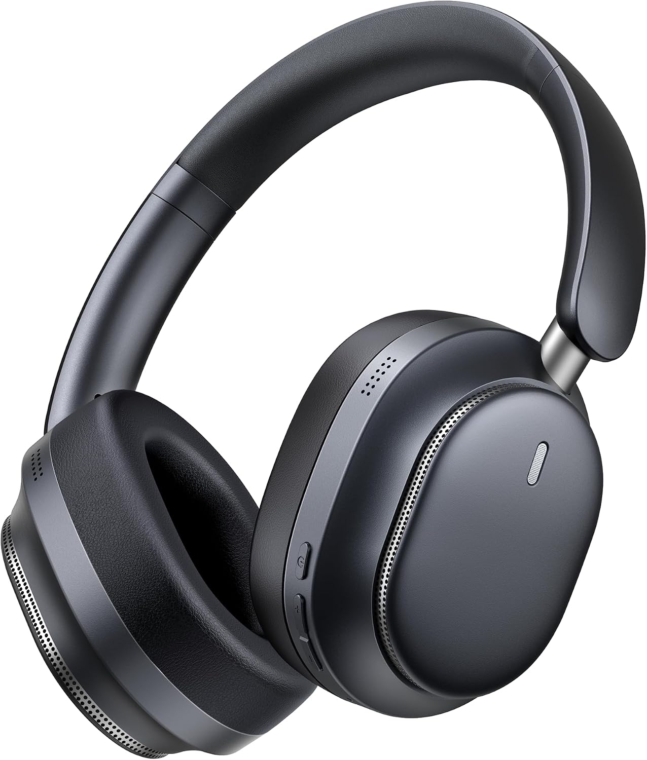 Bluetooth Headphones, Noise Cancelling Headphones Wireless Over Ear -Black | 80H Playtime, Bluetooth 6.0, HiFi Stereo, Foldable & Lightweight Design for Travel, Home, Office
